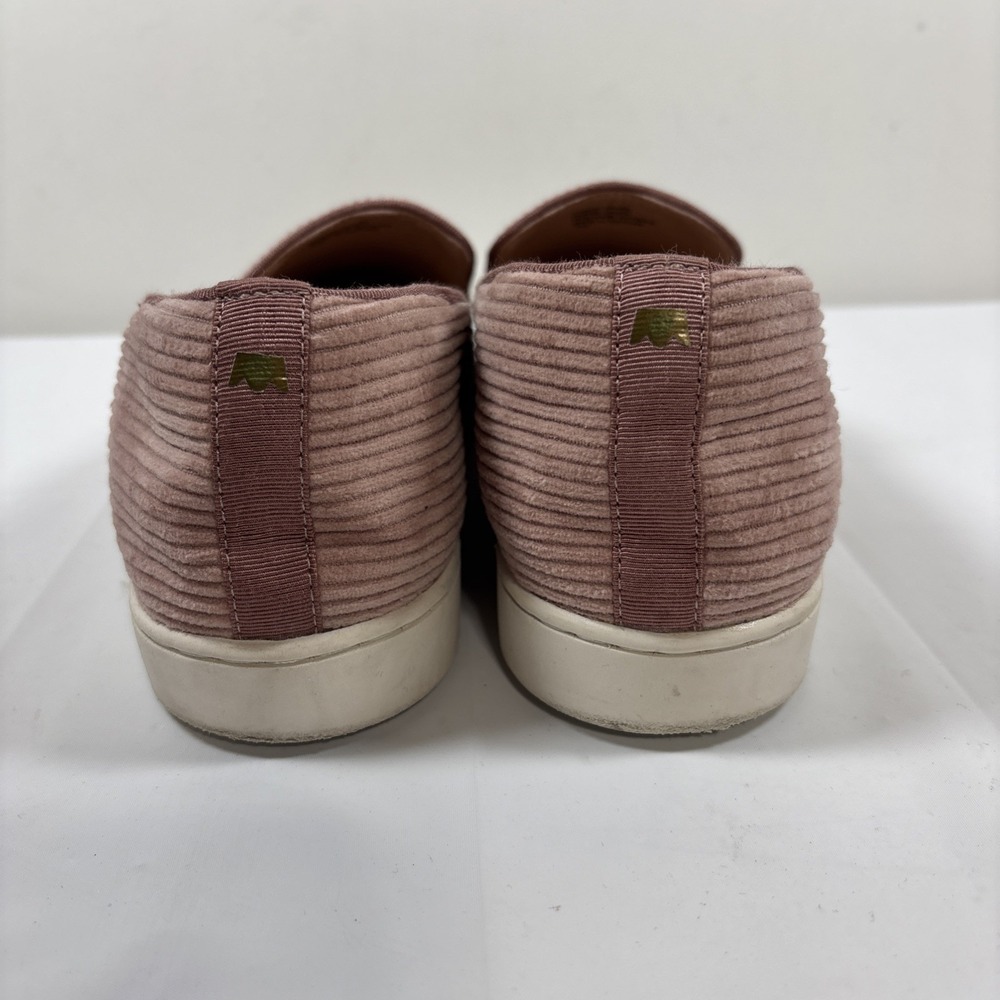Birdies Womens 10.5 The Swift Sneaker Carnation Pink Corduroy Slip-On Shoes - Picture 4 of 12
